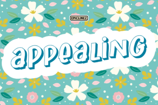 Appealing: A Playful Display Font for Makers