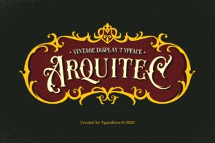 Arquitec: A Playfully Nostalgic Display Typeface for Digital Design
