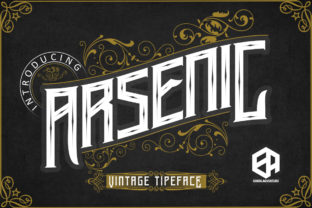 Arsenic: A Vintage Display Font That Brings Handmade Products to Life