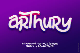 Arthury: A Friendly Display Font for Digital Designers
