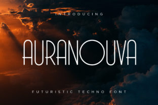Auranouva: A Futurist Display Font That Elevates Brand Identity