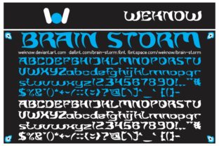 Brain Storm: A Distinct Display Font for Scroll-Stopping Campaigns