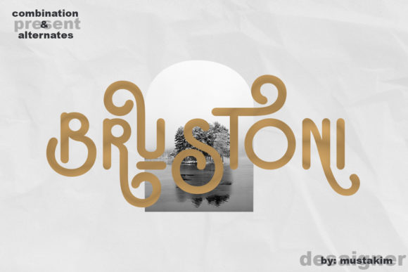 Brustoni: A Playful Display Font with Real Branding Charm