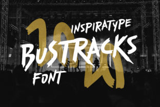 Bustracks: A Modern Display Font for Web Designers