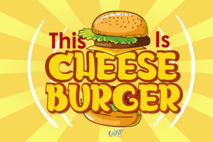 Cheeseburger Font: A Playful Display Typeface for Small Business Branding