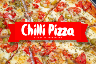 Chilli Pizza: A Bold Display Font for Digital Branding