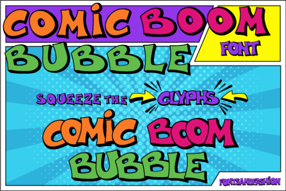 Comic Boom Bubble: A Bold Display Font for Web Designers