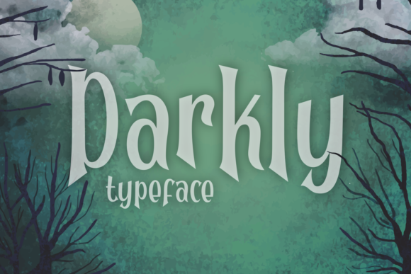 Darkly: A Display Font with Spooky Charm