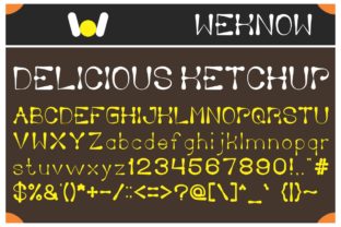 Delicious Ketchup: A Friendly Display Font for Brand Consistency