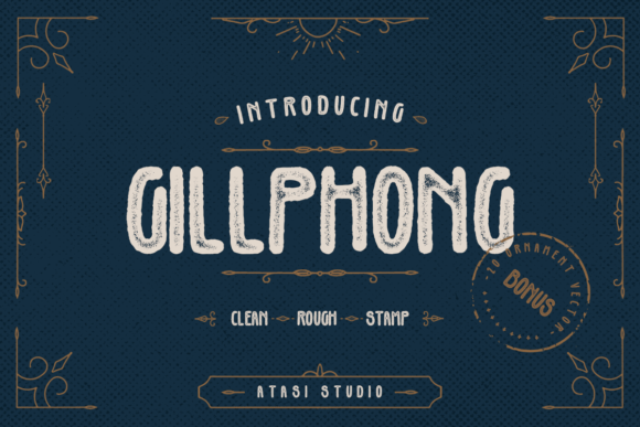 Gillphong: A Quirky Display Font for Editorial Design