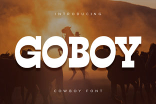 Go Boy: A Display Font That Commands Attention