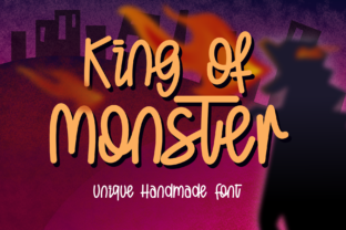 King of Monster: A Friendly Display Font for Playful Brands
