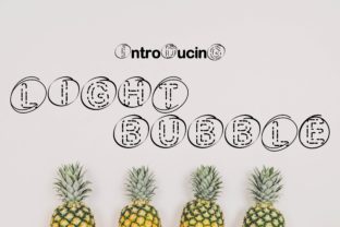 Light Bubble: A Warm, Friendly Display Font for Handmade Shops