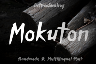 Mokuton: A Display Font That Adds Warmth and Character to Real Branding Work