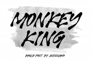 Monkey King: A Playful Display Font for Handmade Labels & Printables