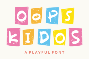 Oops Kidos: A Quirky Display Font for Web Designers
