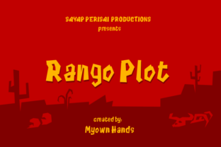 Rango Plot: A Bold Display Typeface for Digital Creators
