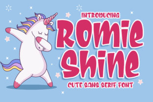 Romie Shine: A Quirky Display Font for Standout Campaigns