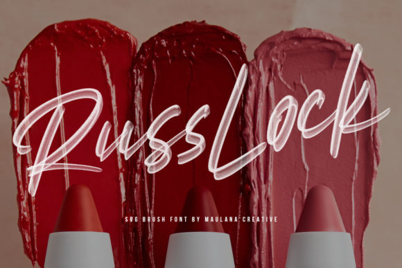Russlock: A Handcrafted Display Font for Modern Campaigns