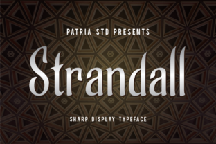 Strandall: A Designer's Hands-On Look at This Display Typeface