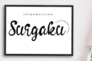 Surgaku: A Friendly Display Font for Memorable Branding