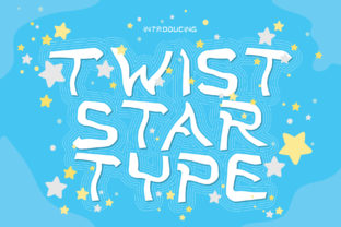 Twist Star: A Playful Display Font for Memorable Branding