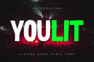 Youlit: A Charming Display Font for Branding Projects